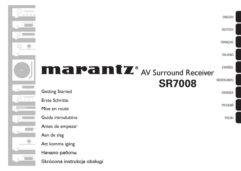 Marantz SR7008 User manual