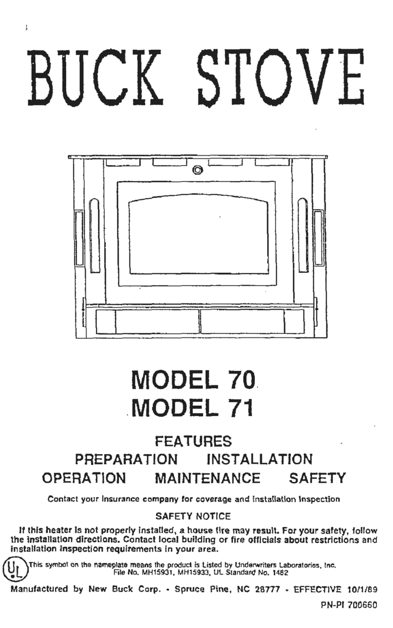 New Buck Corporation 70 user guide