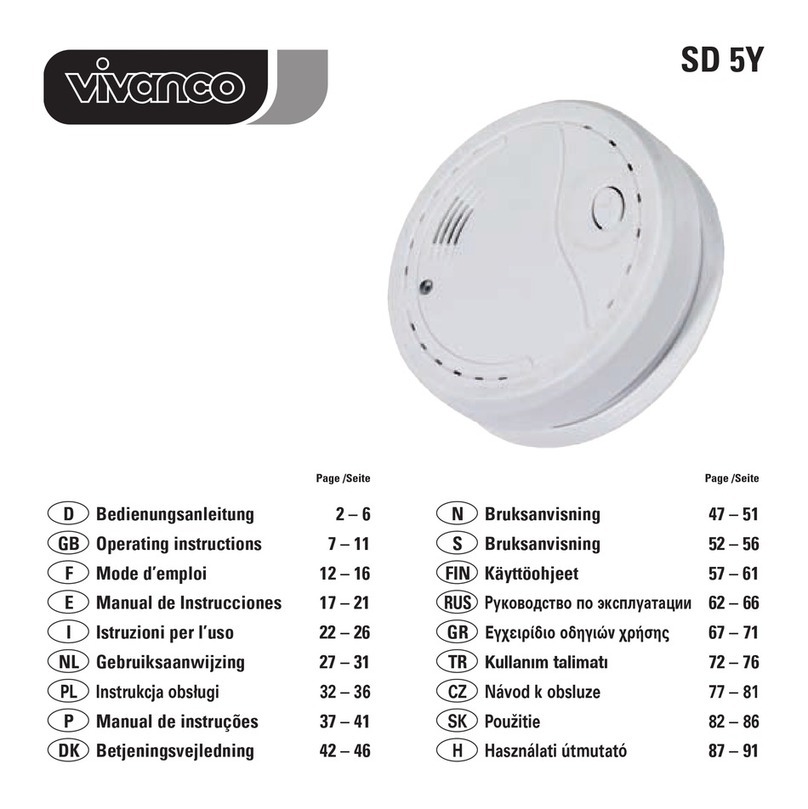 Vivanco SD 5Y operating instructions Vivanco SD 5Y operating instructions