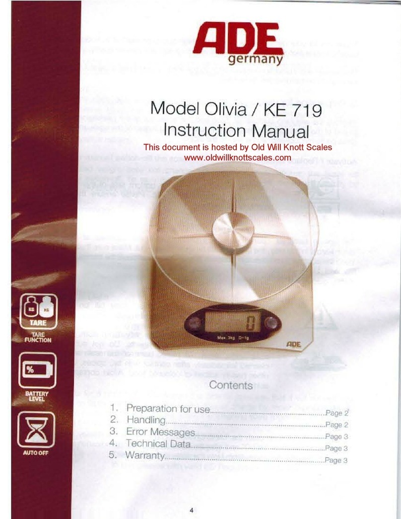 ADE OliviaKE 719 User manual