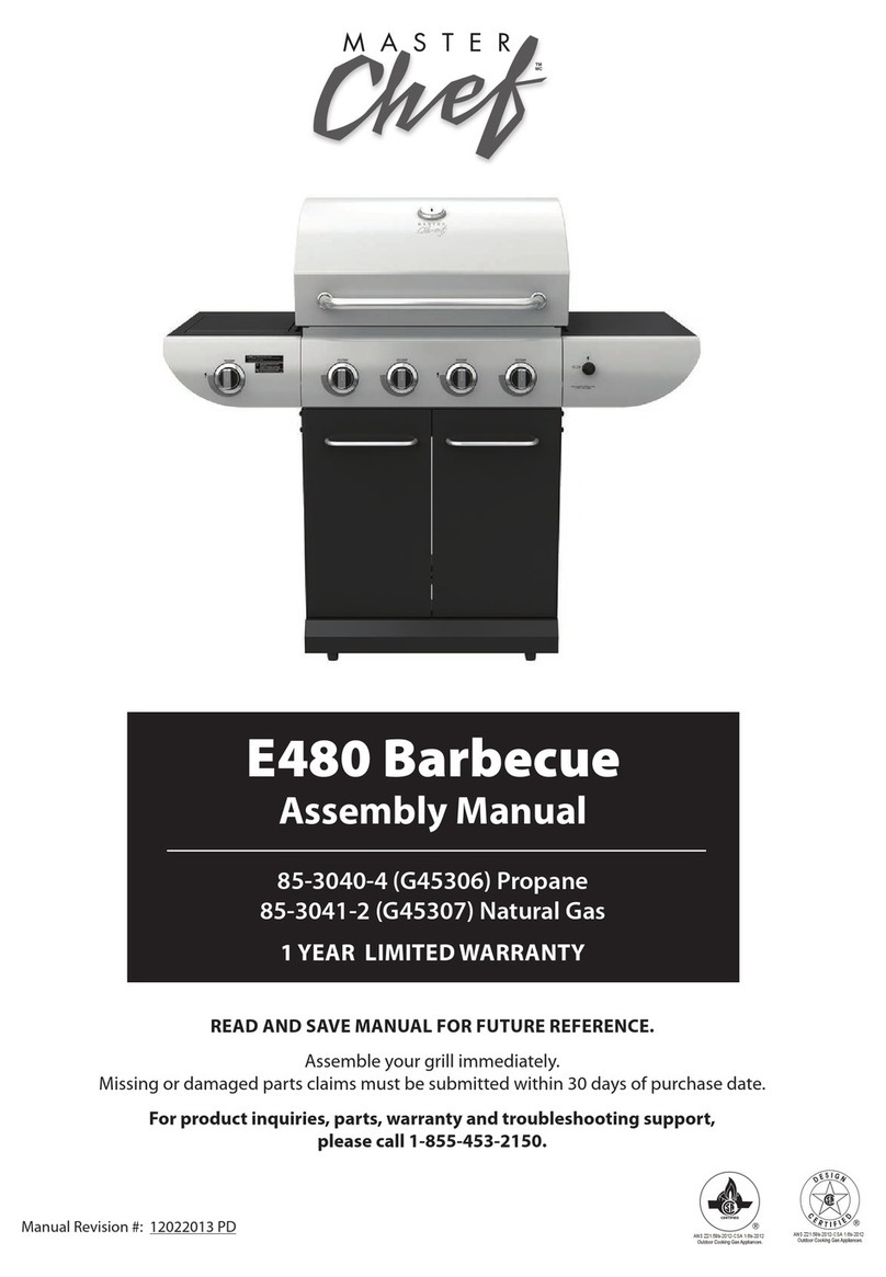 MasterChef E480 Assembly manual