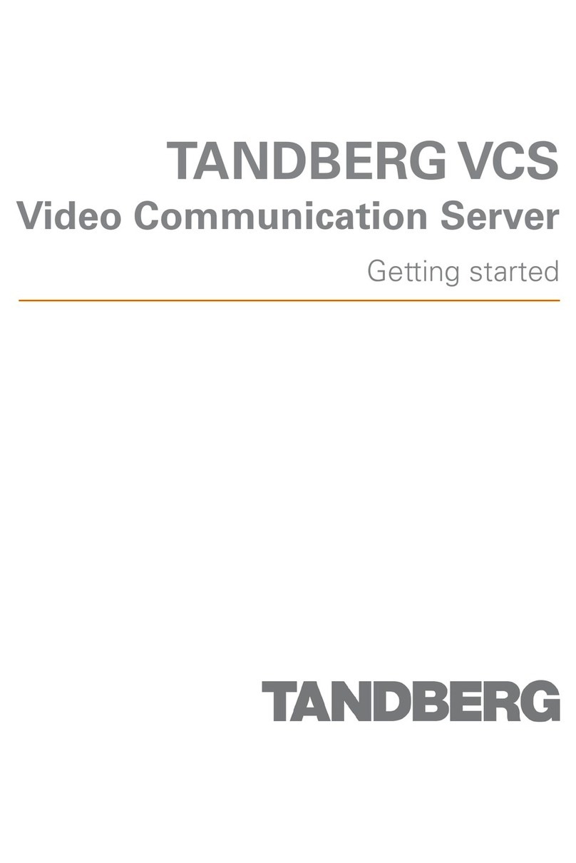 TANDBERG VCS User manual