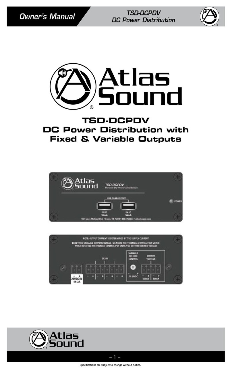 Atlas TSD-DCPDV owner's manual