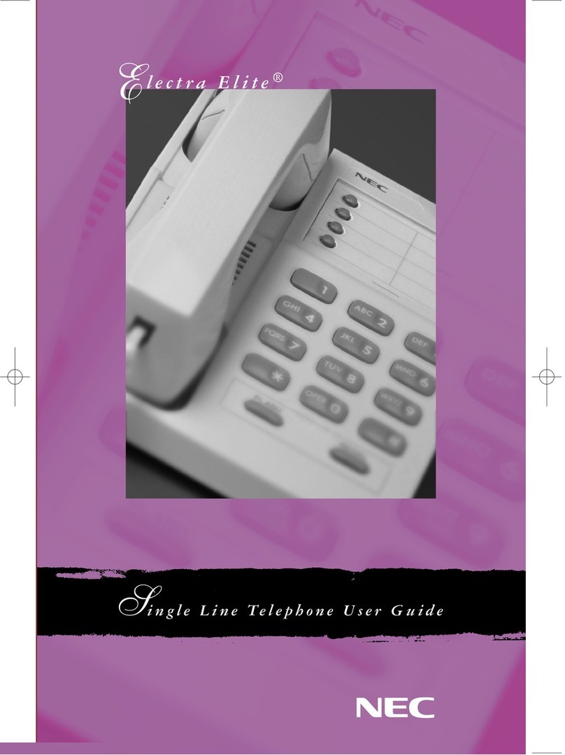 NEC Single Line user guide