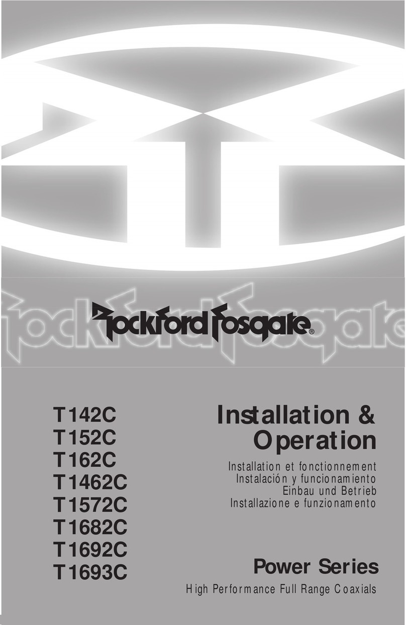 Rockford Fosgate T142C Guide
