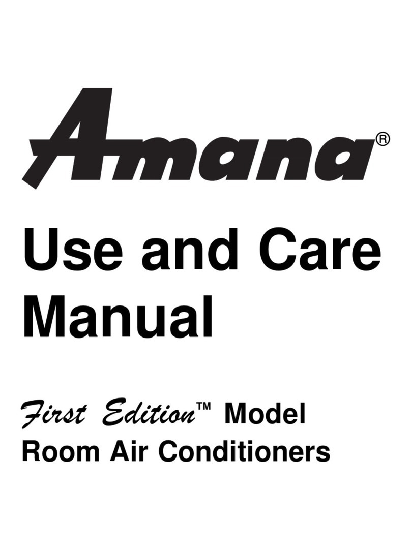 Amana First Edition User manual Amana First Edition User manual