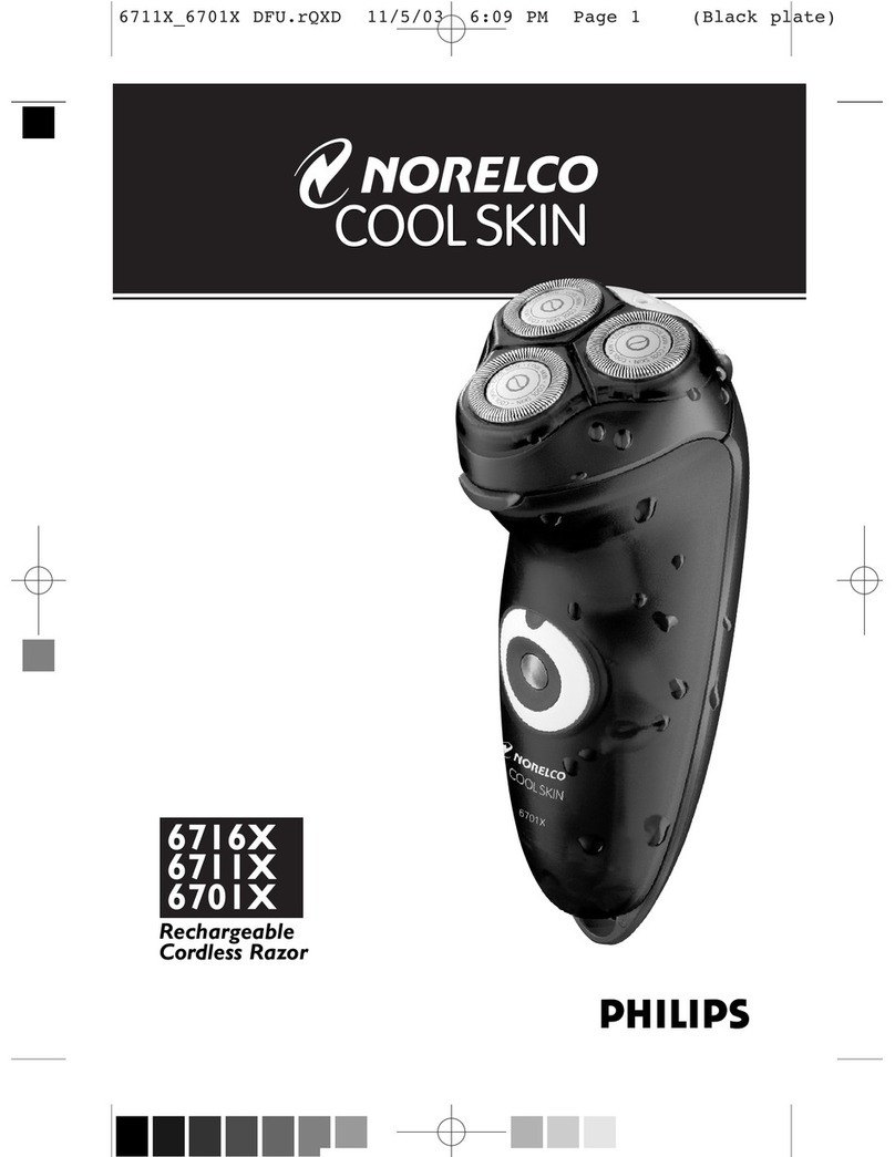 Philips Norelco CoolSkin 6716X manual