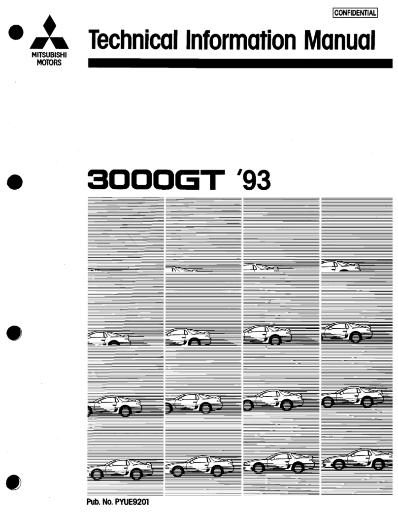 Mitsuba 3000GT 1993 Technical information manual