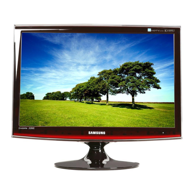 Samsung T220HD - SyncMaster - 22" LCD Monitor User manual