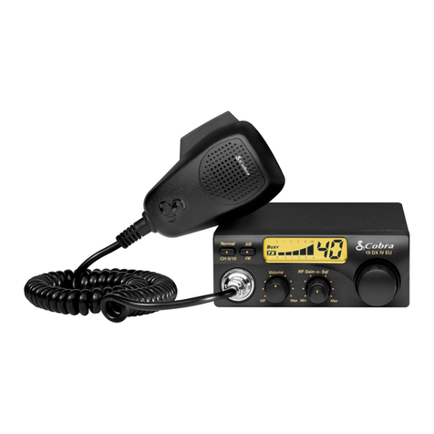 Cobra CB 19 DX4 EU User manual