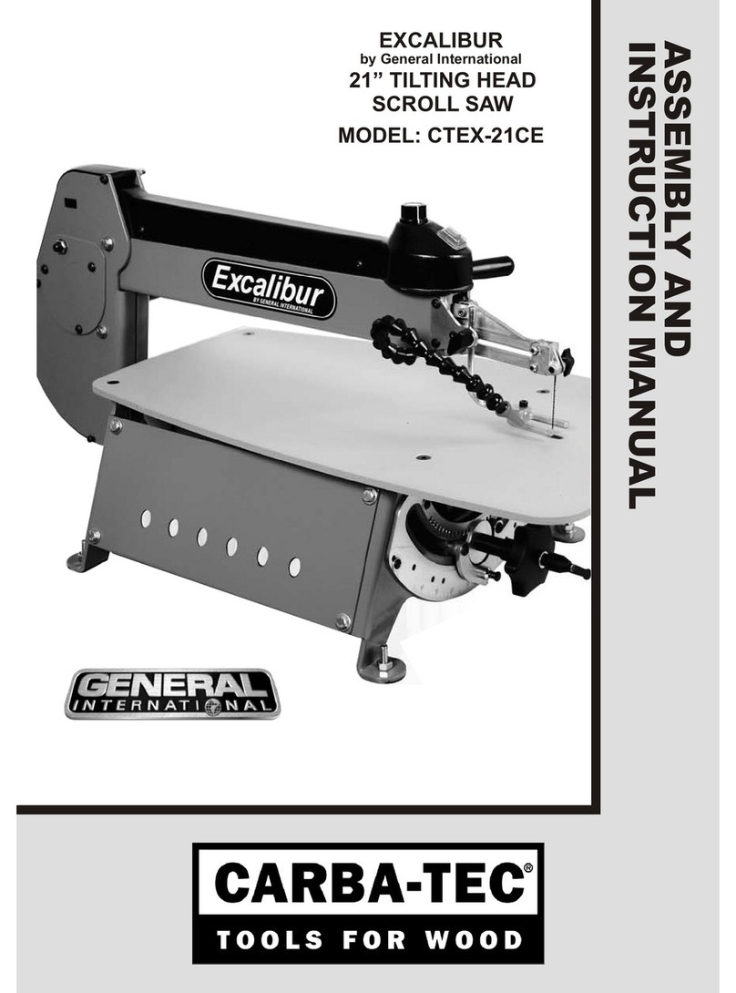 Excalibur CTEX-21CE Assembly and instruction manual