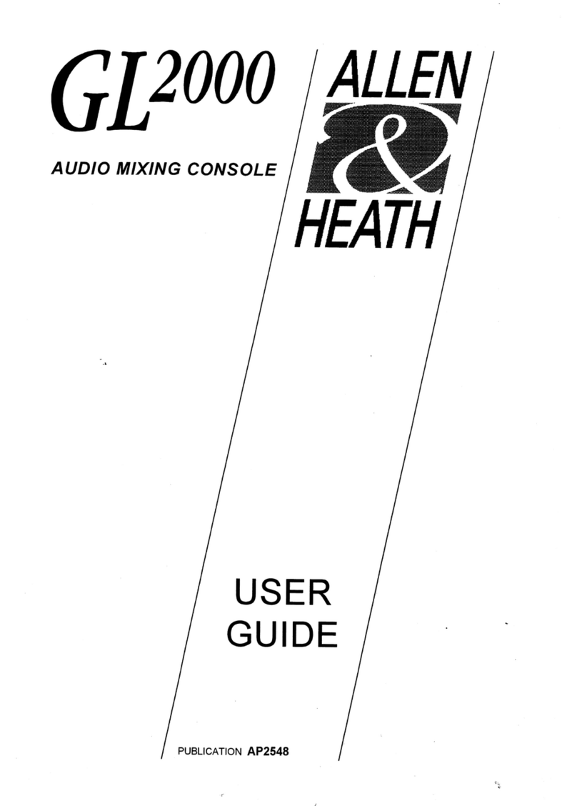 ALLEN & HEATH GL 2000 user guide