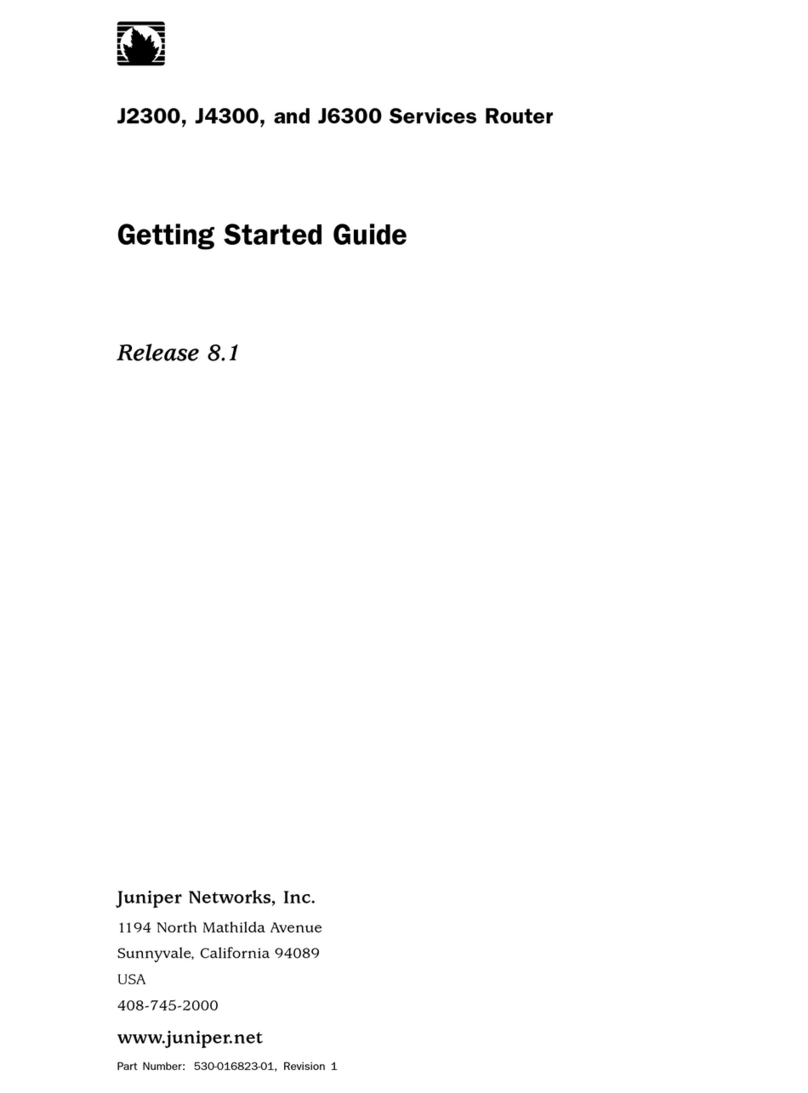 Juniper J2300 User manual