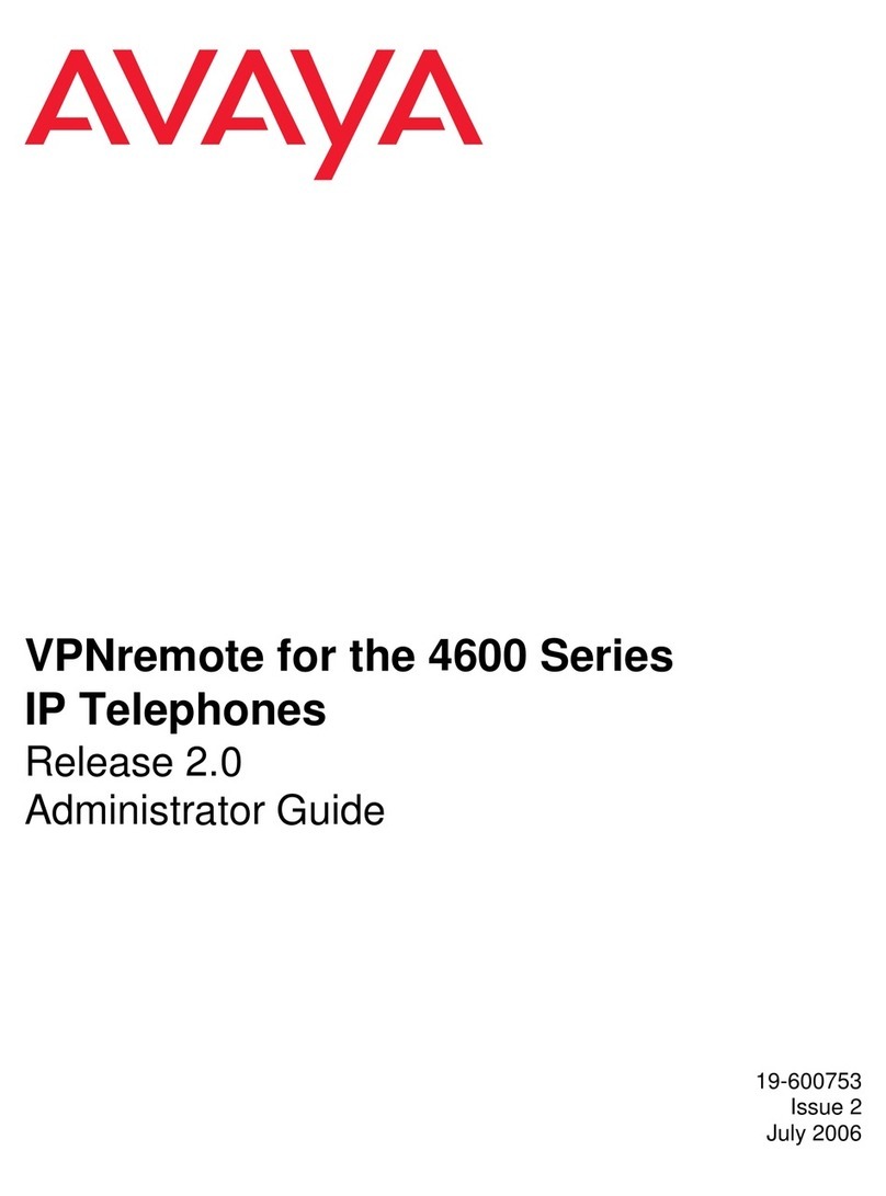 Avaya 4600 Series Service manual