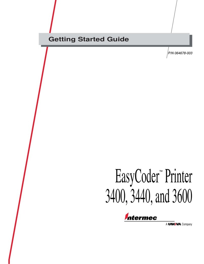 Intermec 3400 User manual