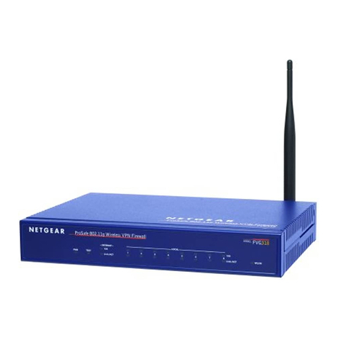 NETGEAR FVG318 - ProSafe 802.11g Wireless VPN Firewall 8... User manual NETGEAR FVG318 - ProSafe 802.11g Wireless VPN Firewall 8... User manual