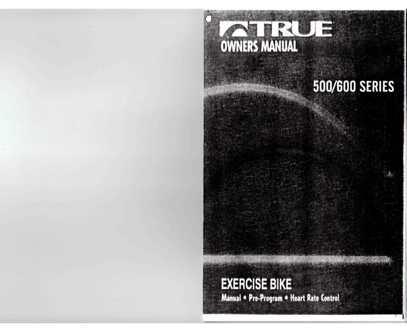 True 600 Series User manual