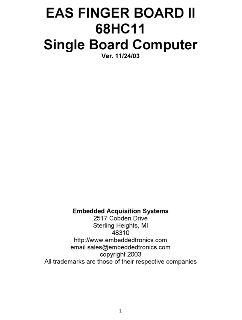 Embedded Acquistion Systems 68HC11 user manual