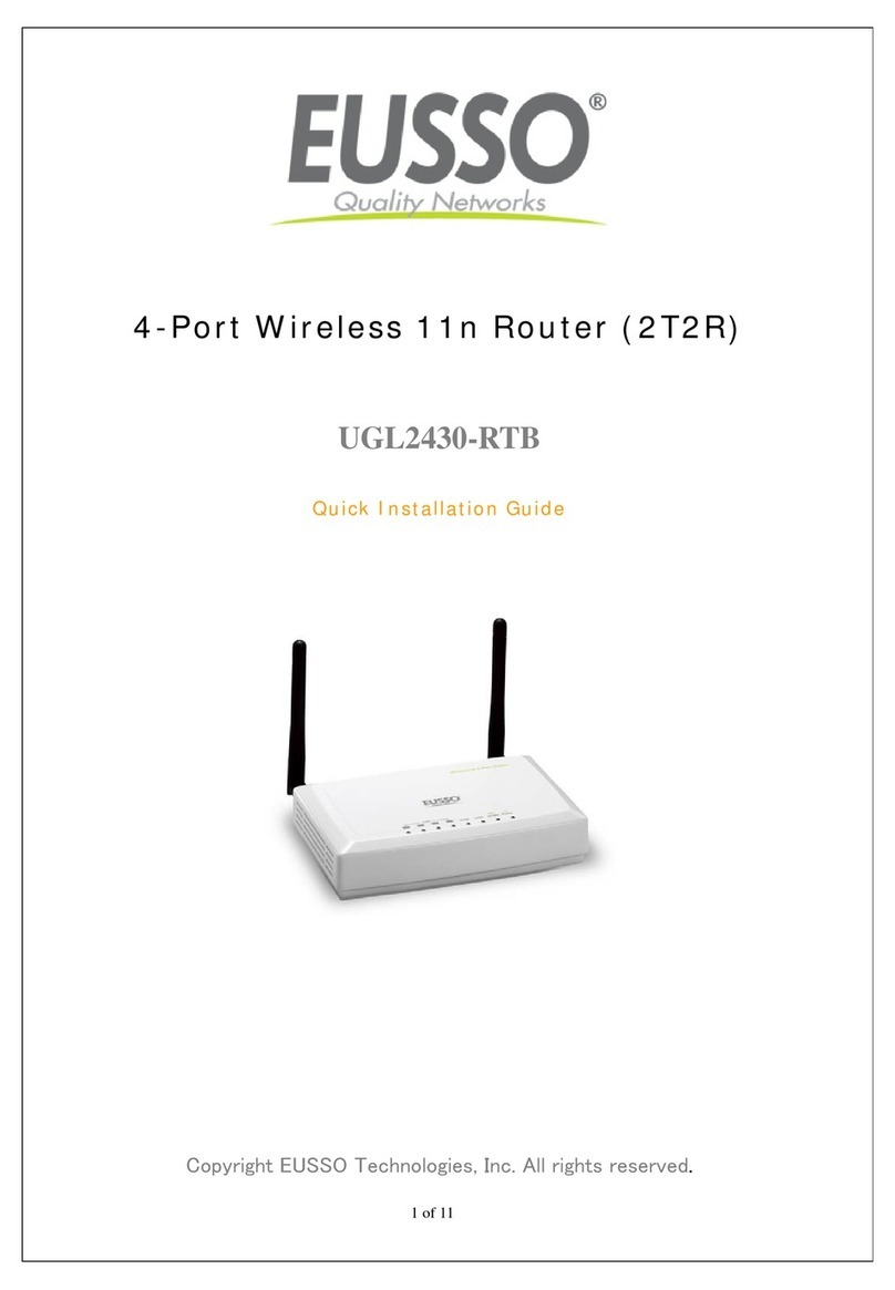 Eusso UGL2430-RTB User manual