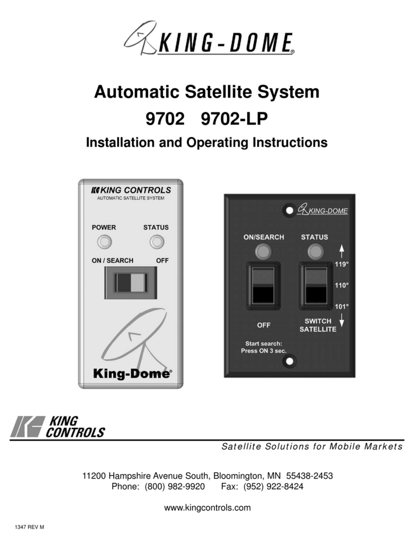 King Controls 9702 User manual