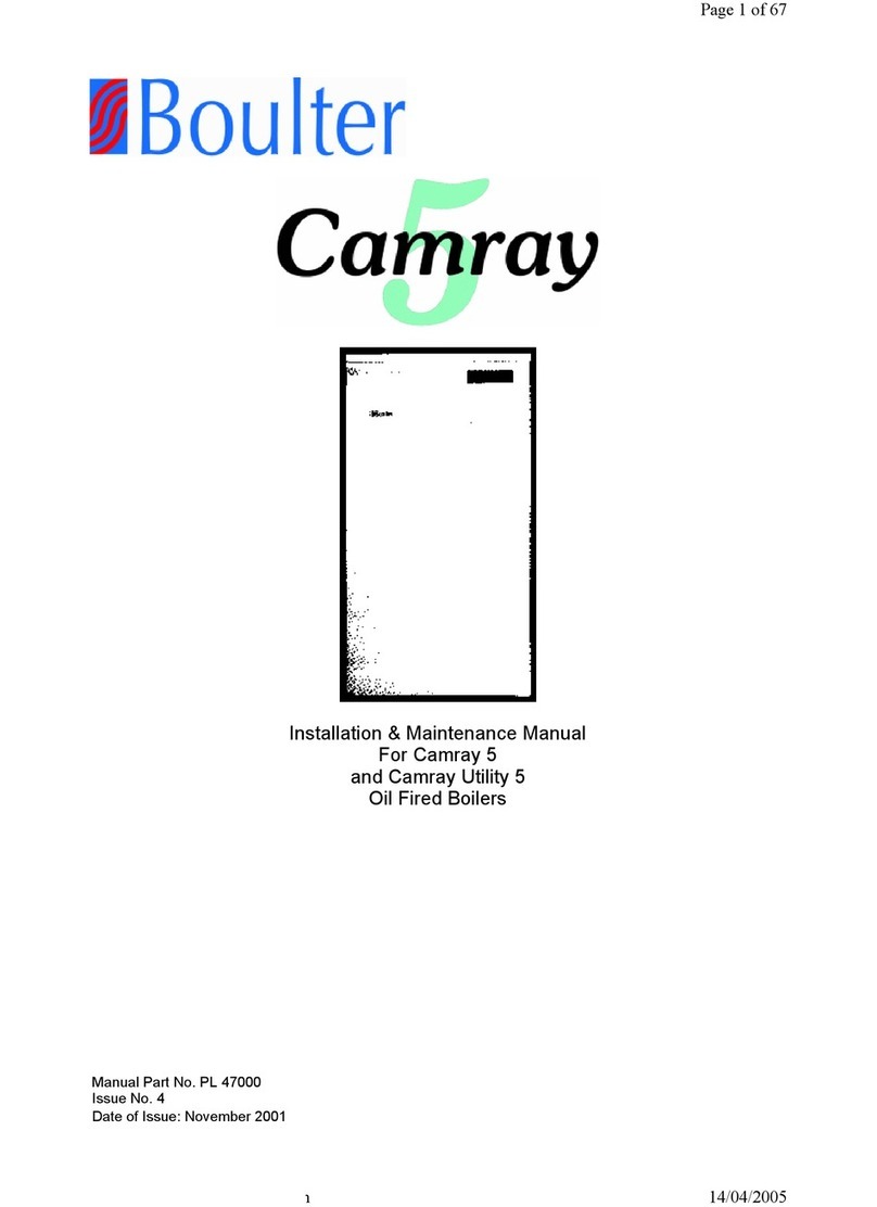 Boulter Camray 5 Installation & maintenance manual
