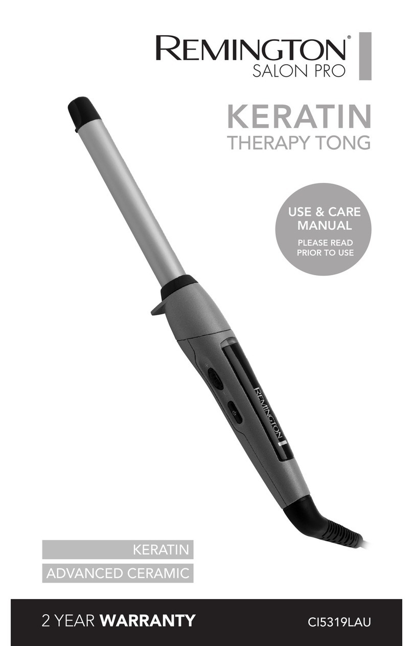 Remington CI5319LAU Use & care manual