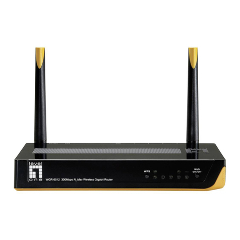 LevelOne WGR-6012 User manual
