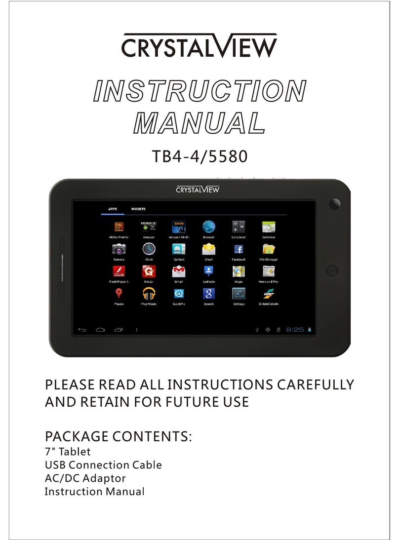 Crystal View TB4-4580 instruction manual