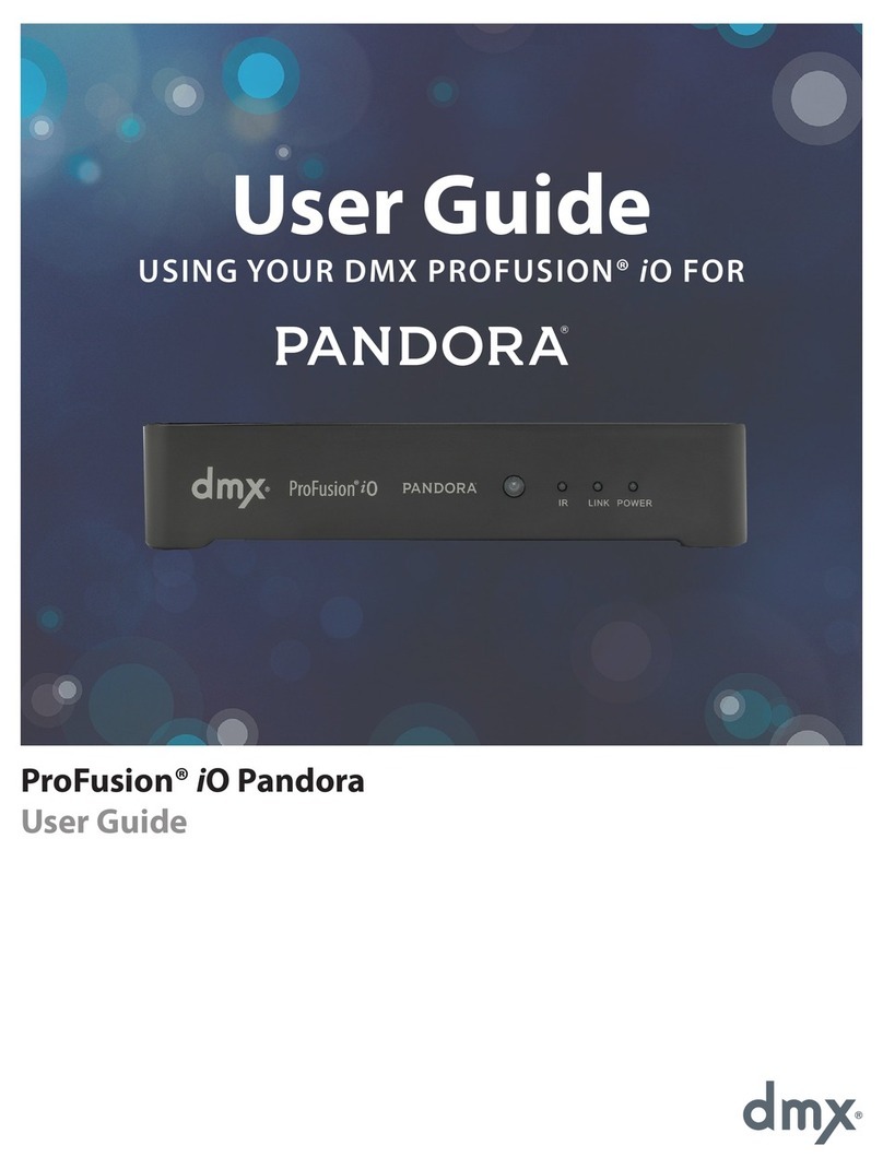 DMX ProFusion iO Pandora User manual