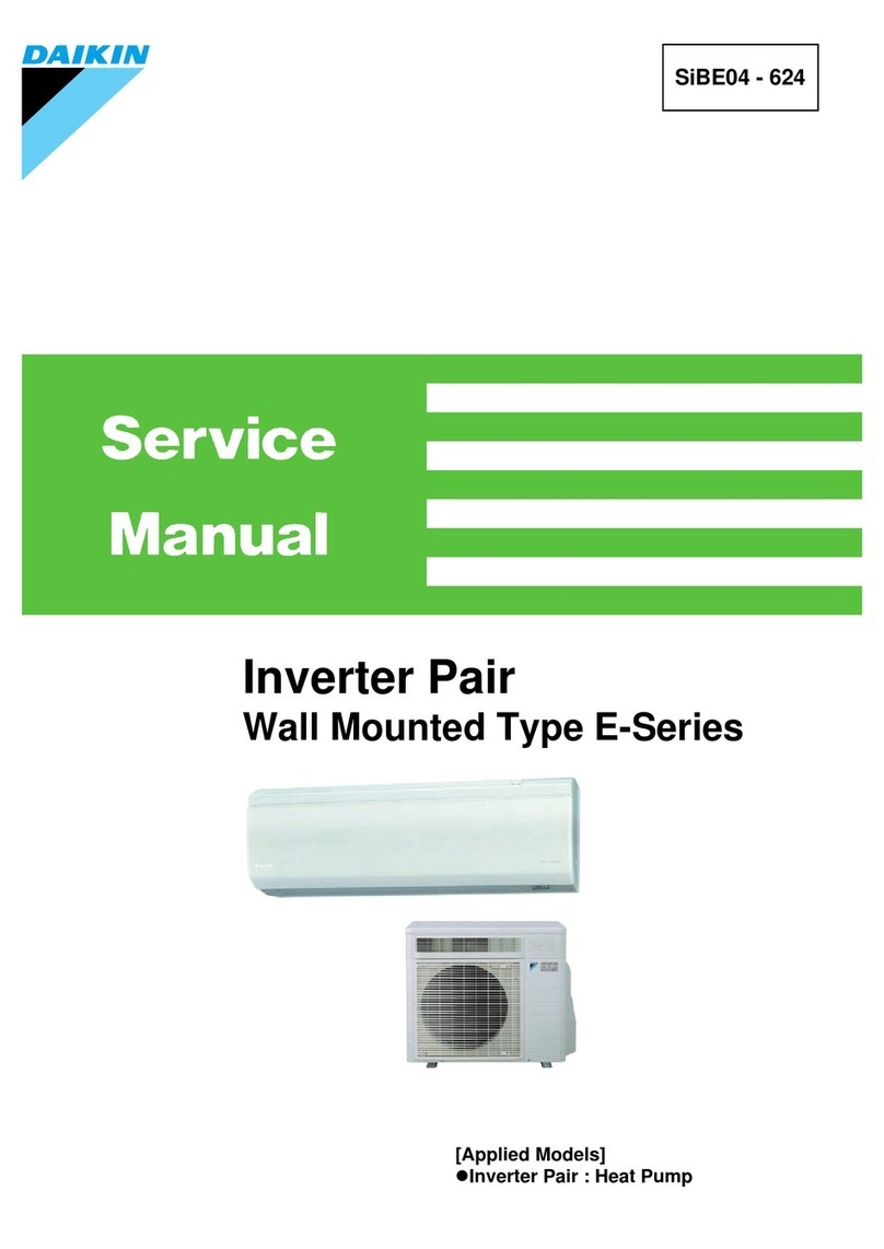 Daikin E Series User manual Daikin E Series User manual