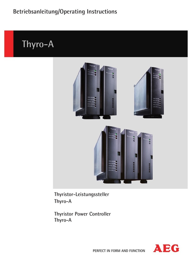 AEG THYRO-A User manual