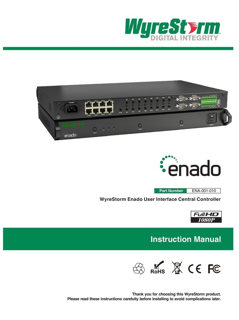 Wyrestorm Enado ENA-001-010 instruction manual Wyrestorm Enado ENA-001-010 instruction manual