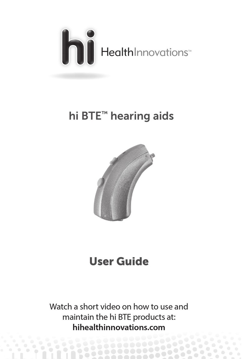 hi Health Innavations hi BTE user guide