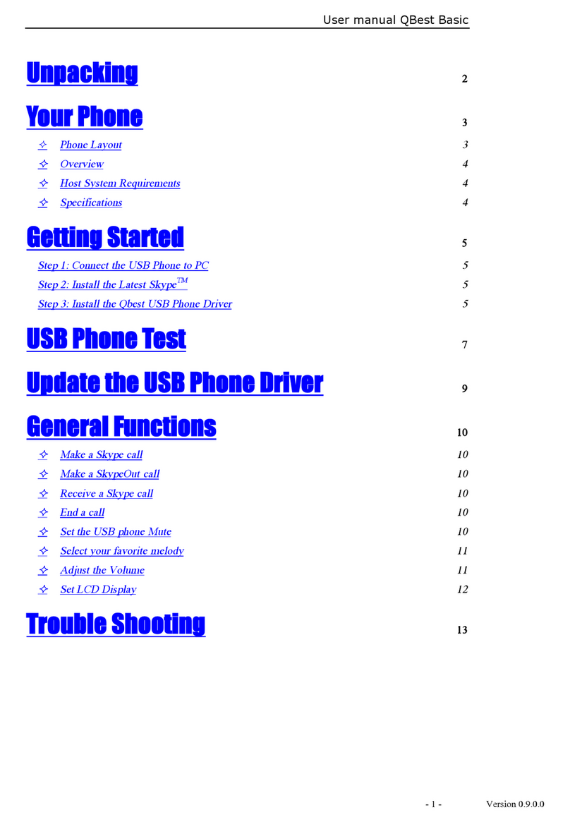 QBest SX-06L user manual