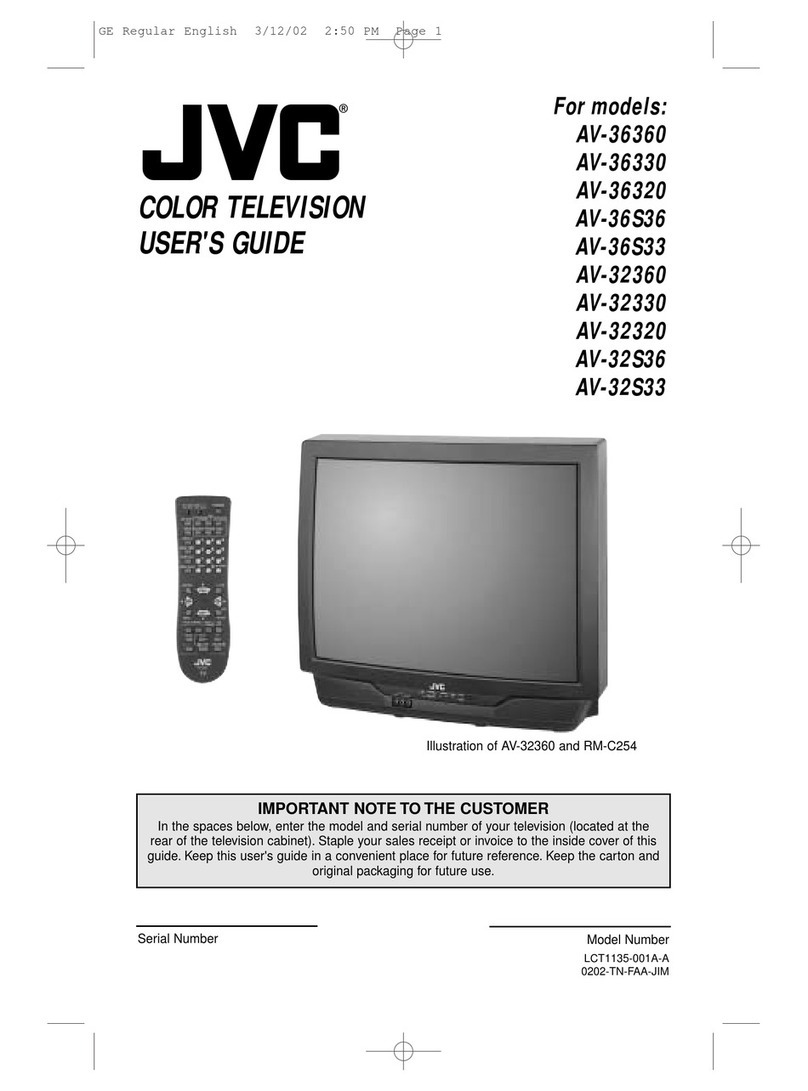 JVC AV 32320 User manual