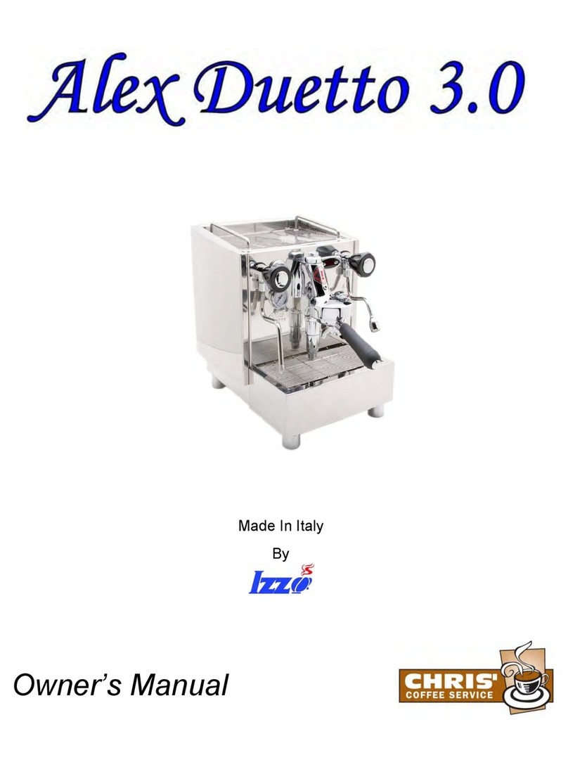 Chris Coffee Service Alex Duetto 3.0 owner's manual Chris Coffee Service Alex Duetto 3.0 owner's manual
