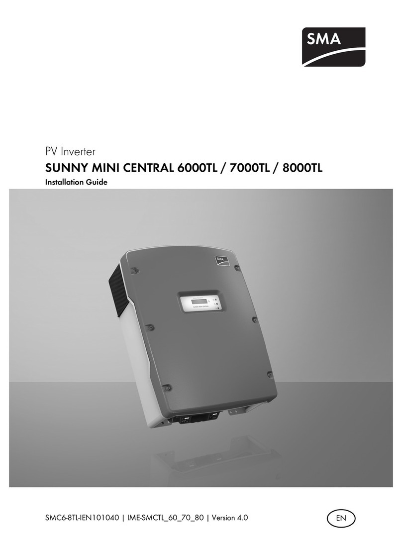 SMA SUNNY MINI CENTRAL 6000TL installation guide