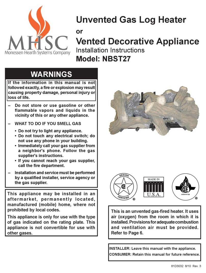 MHSC NBST27 installation instructions