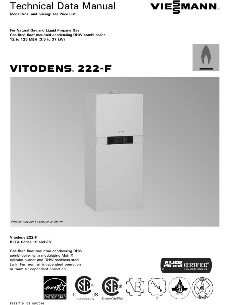 Viessmann Vitodens 222-F Instruction manual Viessmann Vitodens 222-F Instruction manual