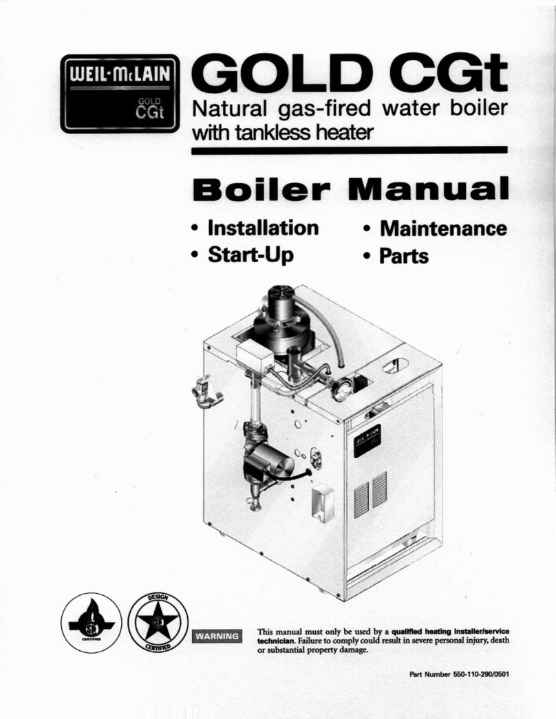 Weil-McLain GOLD CGt SERIES manual Weil-McLain GOLD CGt SERIES manual