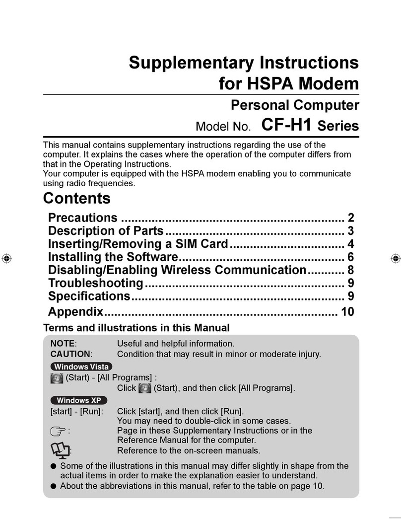 Panasonic CF-H1 Series Wiring diagram