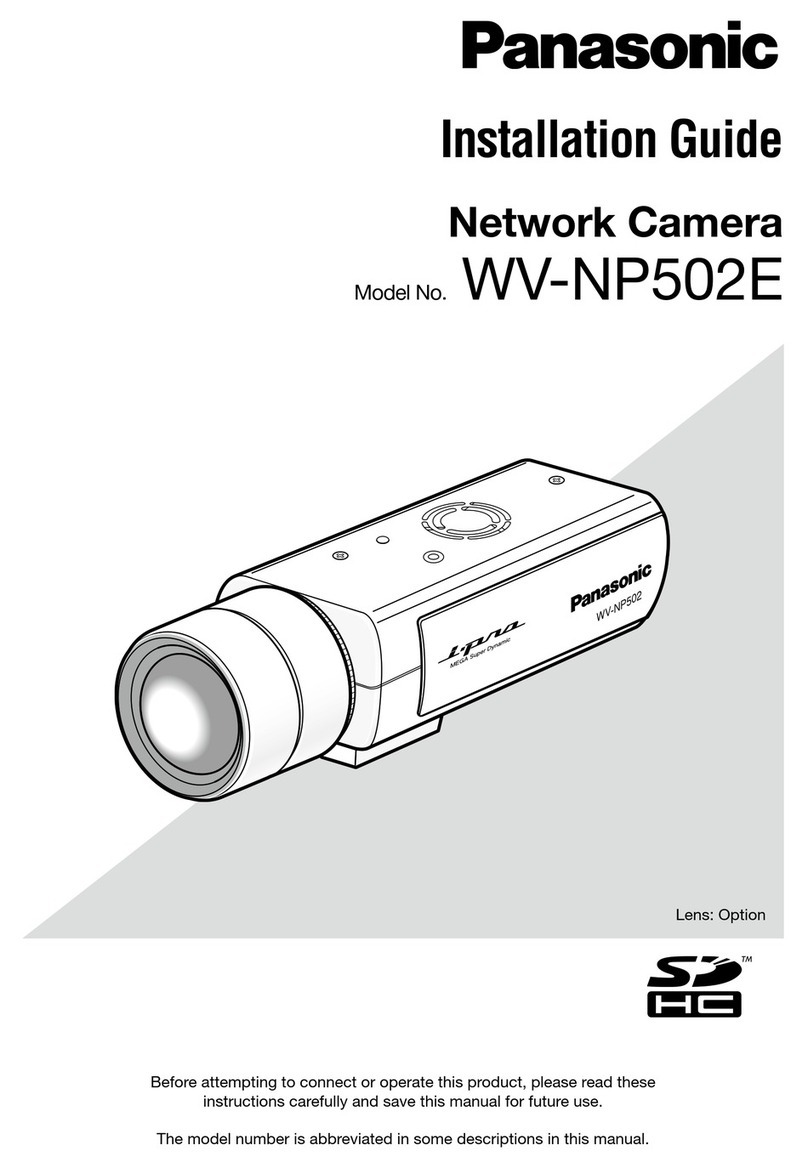 Panasonic WV-NP502E User manual