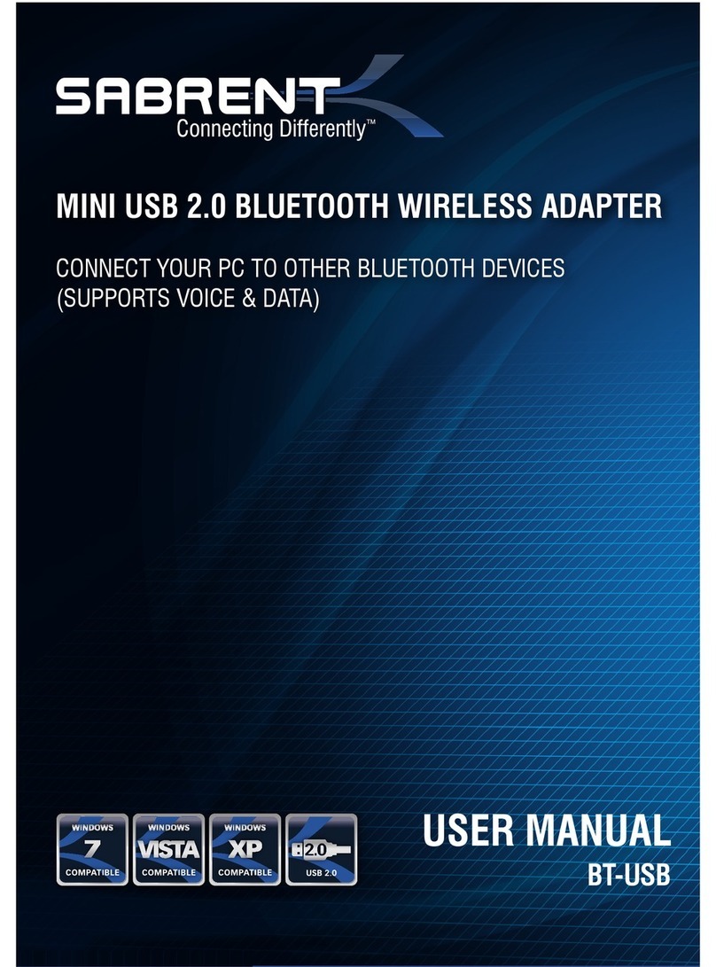 Sabrent BT-USB Use manual