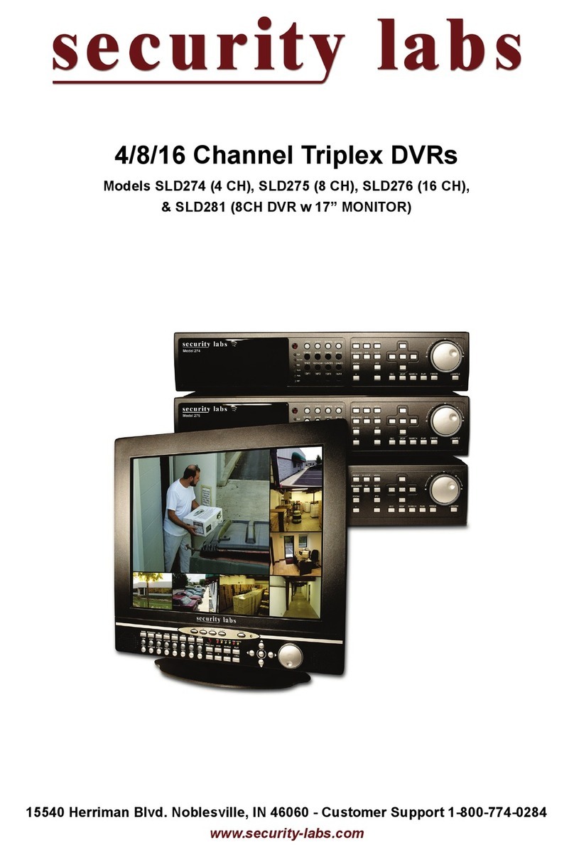 Security Labs SLD274 user guide