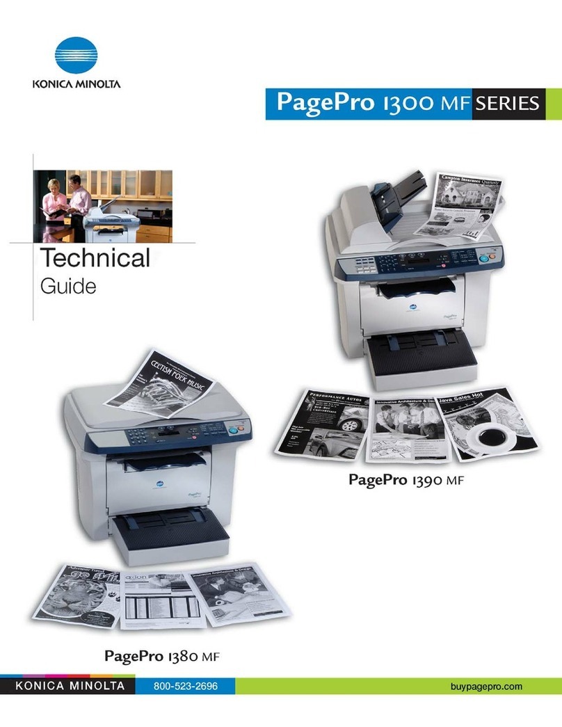Konica Minolta PagePro 1380 MF Technical guide