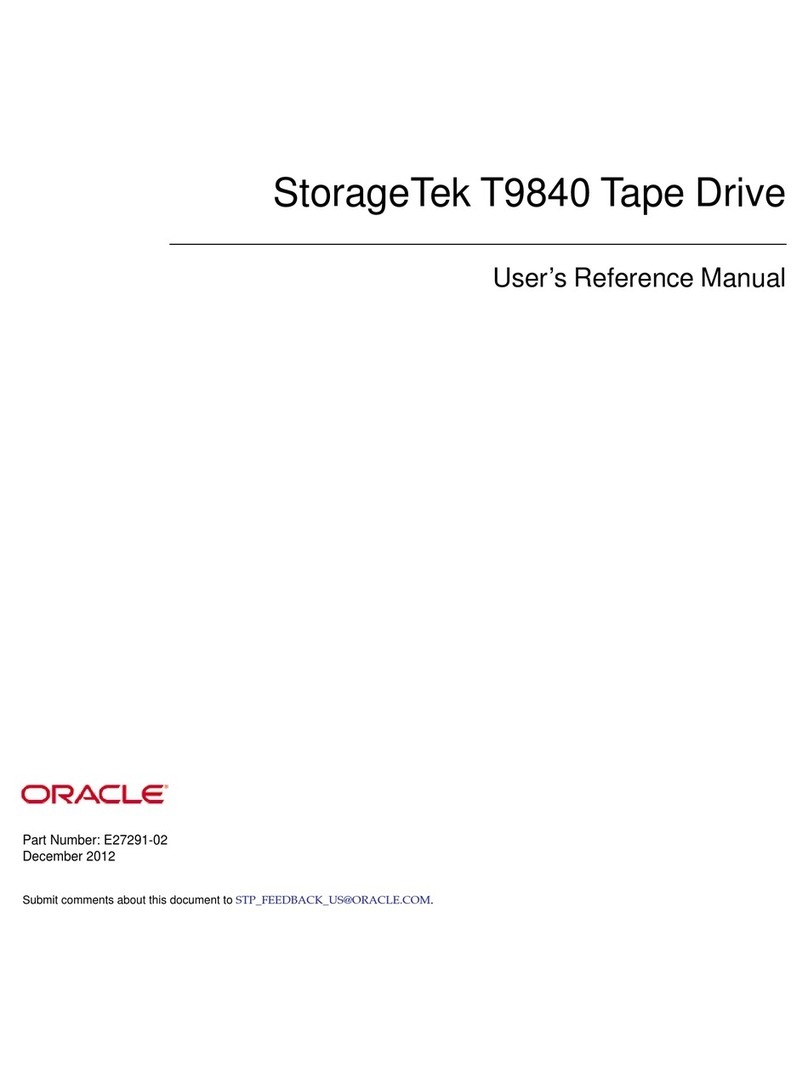 Oracle StorageTek T9840 User manual