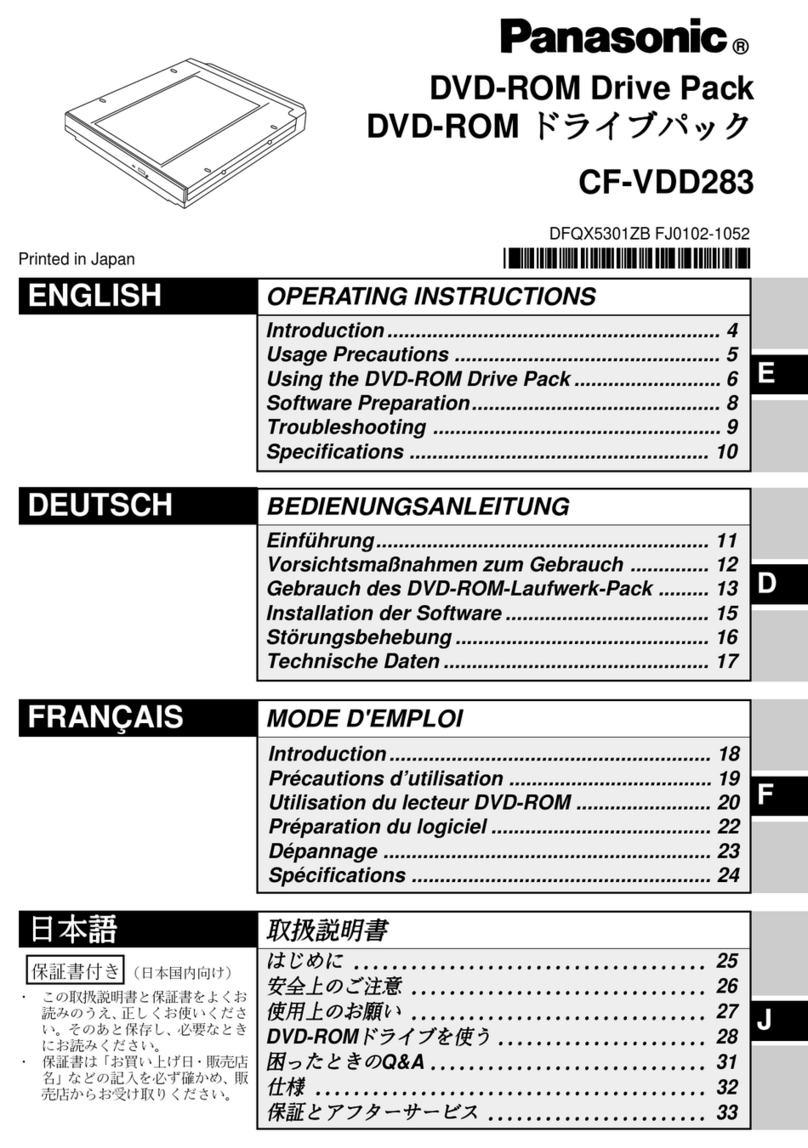Panasonic CF-VDD283 User manual