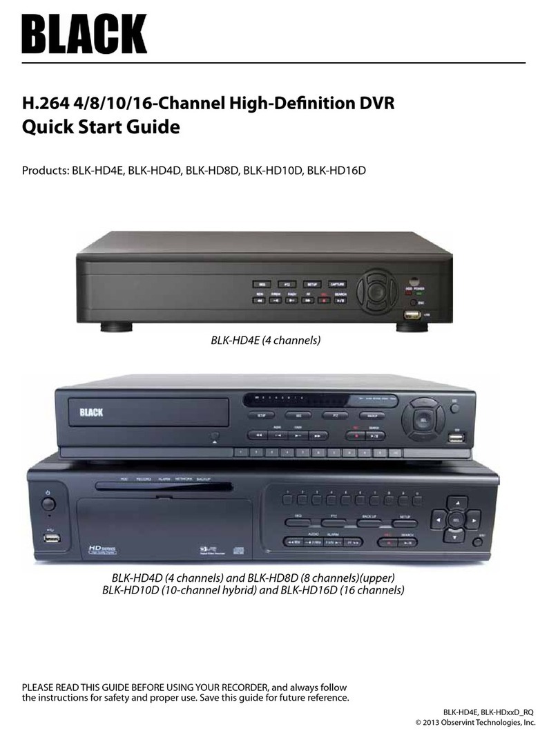 Black BLK-HD4E User manual