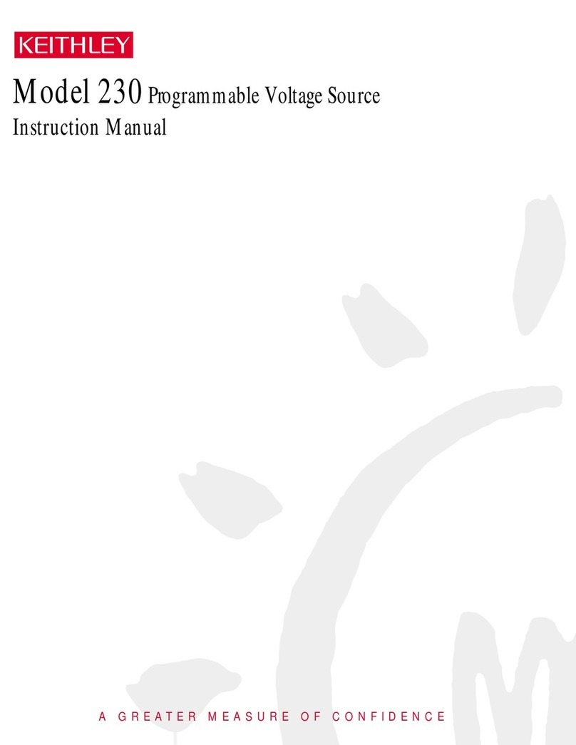 Keithley 230 instruction manual Keithley 230 instruction manual