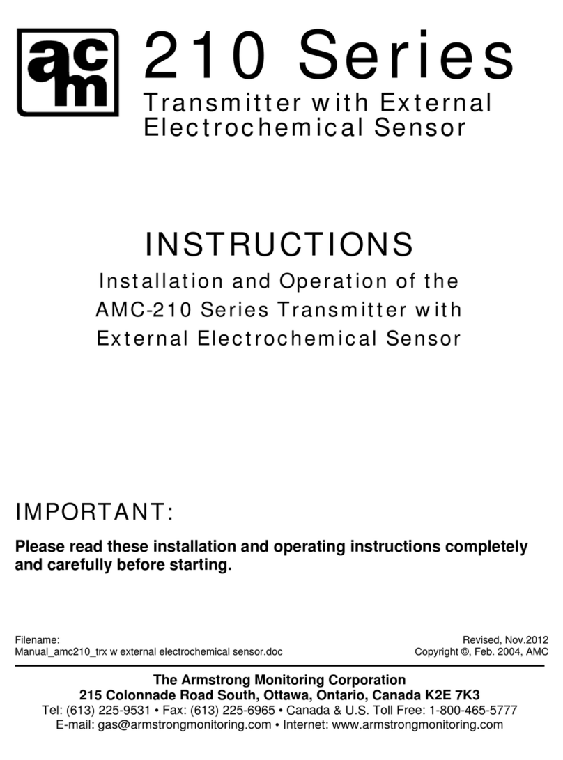 Armstrong AMC-210 Series instructions
